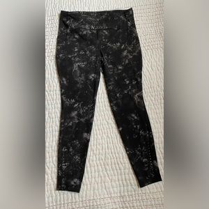 Black and gray Lu Lu lemon wunder under train high rise tight. Size 14